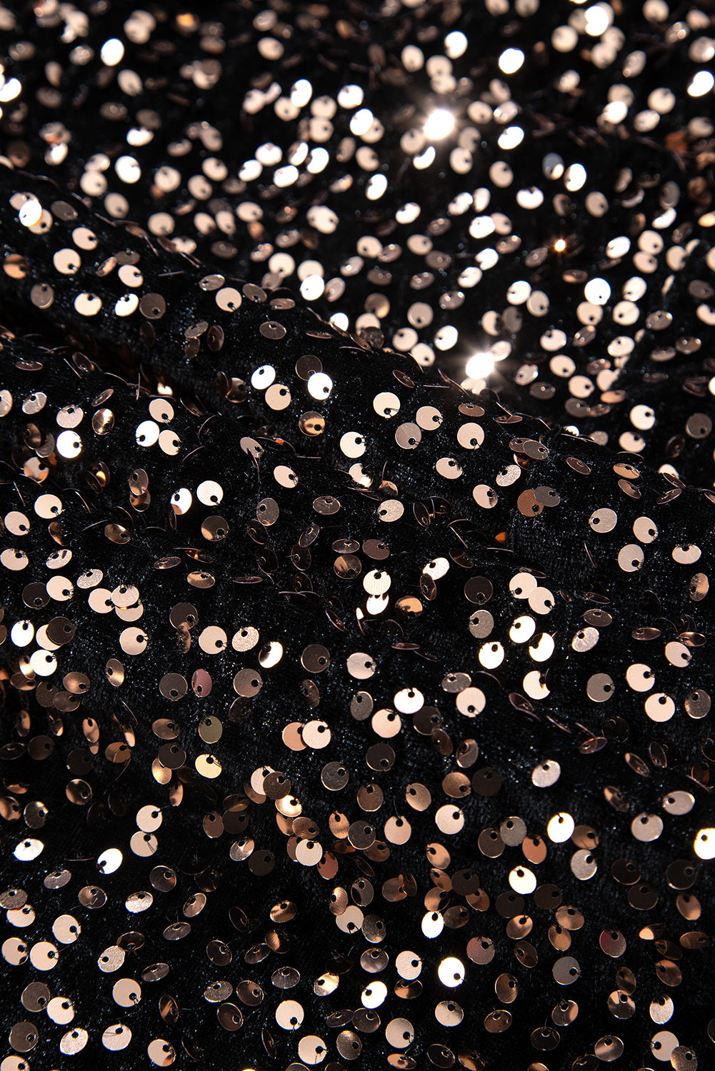 Sequin Bodycon Mini Dress with Long Sleeves and Front Slit Sequin Dresses MyDresses 