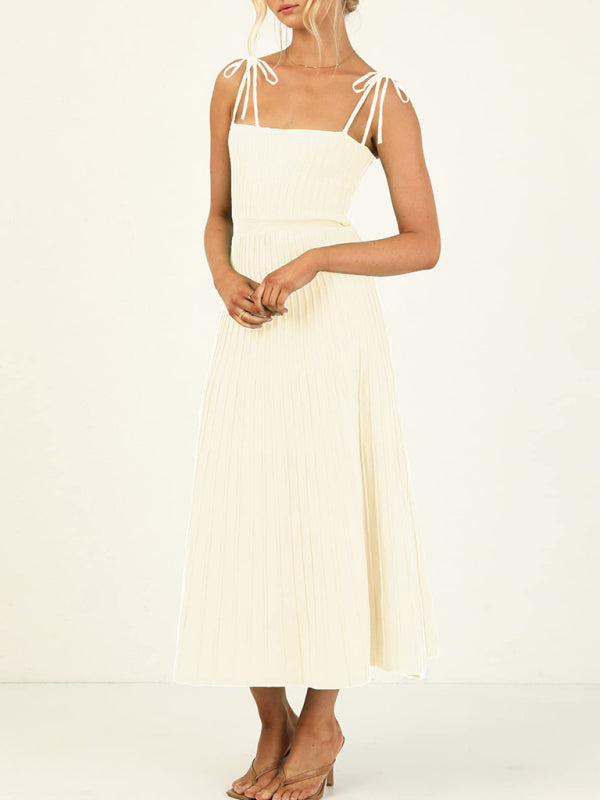 Knitted Midi Dress with High Waist and Wide Swing Skirt Group1 MyDresses 