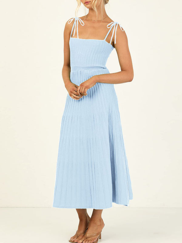 Knitted Midi Dress with High Waist and Wide Swing Skirt Group1 MyDresses 