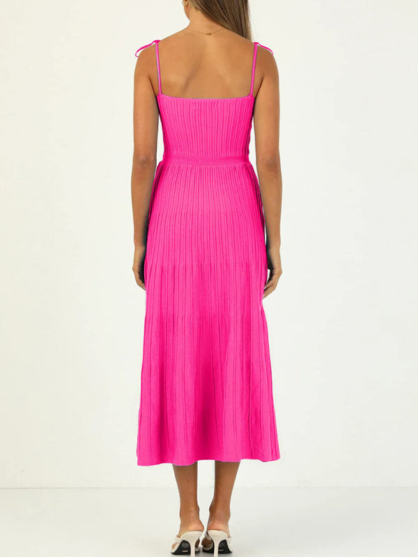 Knitted Midi Dress with High Waist and Wide Swing Skirt Group1 MyDresses 