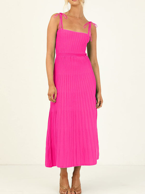 Knitted Midi Dress with High Waist and Wide Swing Skirt Group1 MyDresses 