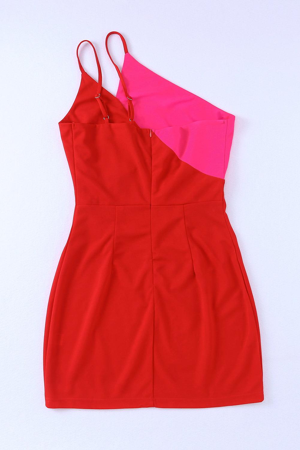 One Shoulder Cut-out Bodycon Dress Mini Dresses MyDresses 