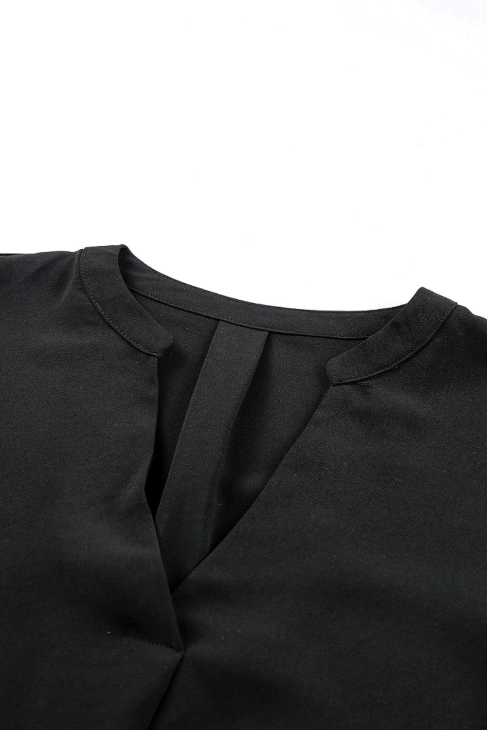 V Neck Ruffled Sleeve Shirt Dress Mini Dresses MyDresses 