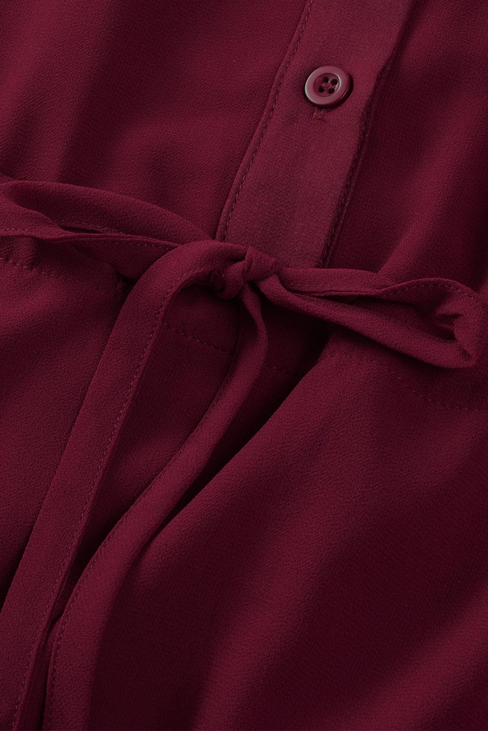 Vintage Drawstring Flowy Dress Mini Dresses MyDresses 